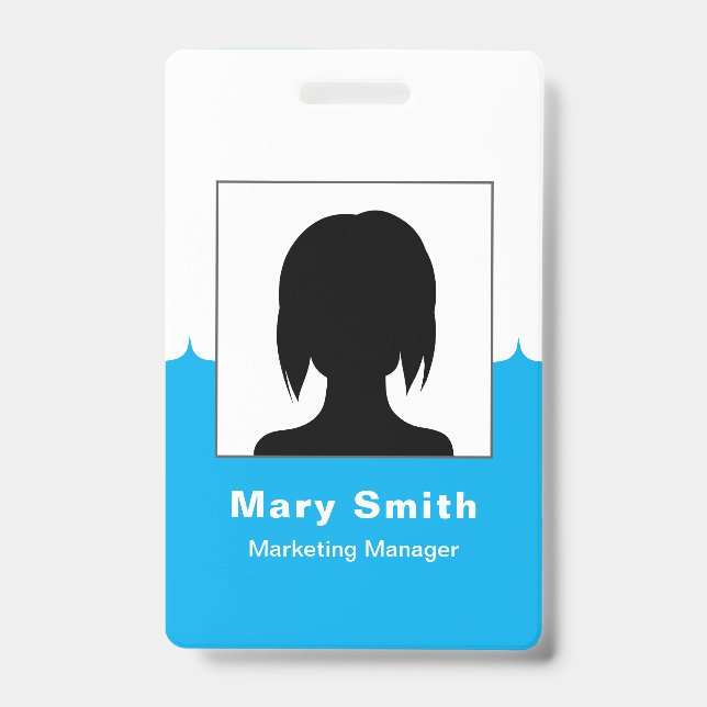 Personalised Corporate Employee ID Badge (Front)