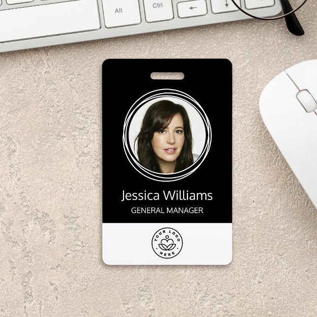 Personalised Corporate Employee ID Black Badge (Creator Uploaded)