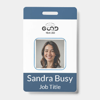 Personalised Corporate Employee ID Vertical Badge