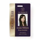 Personalised Corporate Employee Purple ID 