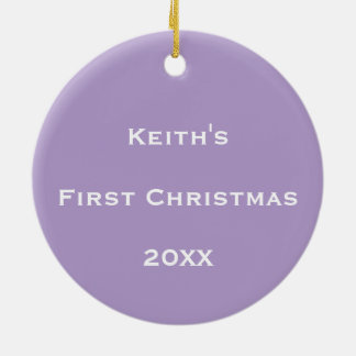 Personalised Cosmic Bubble Flow Ceramic Tree Decoration