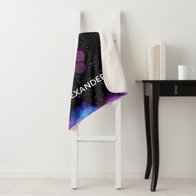 Personalised Cosmic Bubble Flow Sherpa Blanket (In Situ)