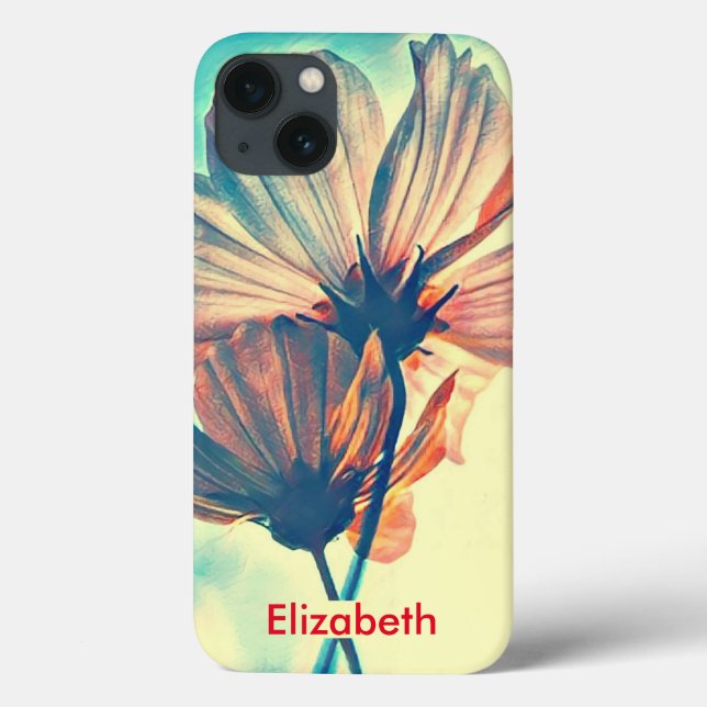Personalised Cosmos Flower Case-Mate iPhone Case (Back)