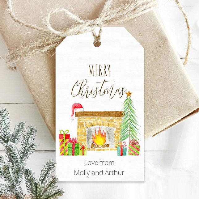 Personalised Cosy Christmas Tag - Holiday gift tag (Creator Uploaded)