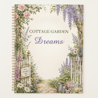 Personalised Cottage Garden Dreams Planner