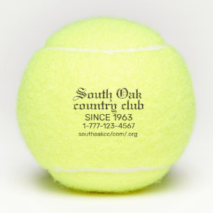 Personalised Country Club OE Tennis Balls