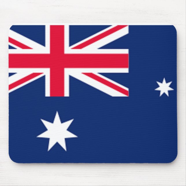 Personalised Country Flag Australia Aussie Mouse Mat (Front)