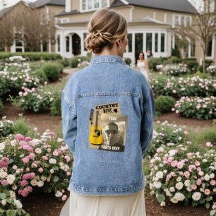 Personalised Country Music Denim Jacket