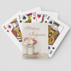 Personalised Country Wedding Favour Playing Cards