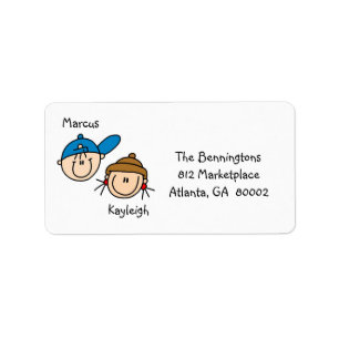 Personalised Couple Address Labels