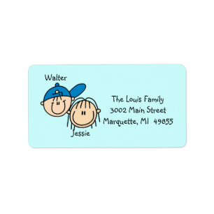 Personalised Couple Address Labels
