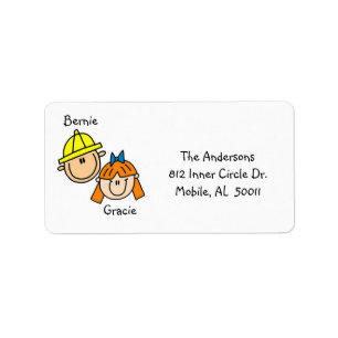 Personalised Couple Address Labels