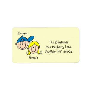 Personalised Couple Address Labels