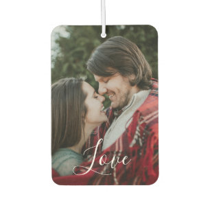 Personalised Couple Love Photo Car Air Freshener