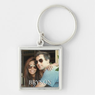 Personalised Couple or Family Photo Key Ring