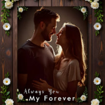 ✅Personalised Couple Photo |Custom Engagement Gift