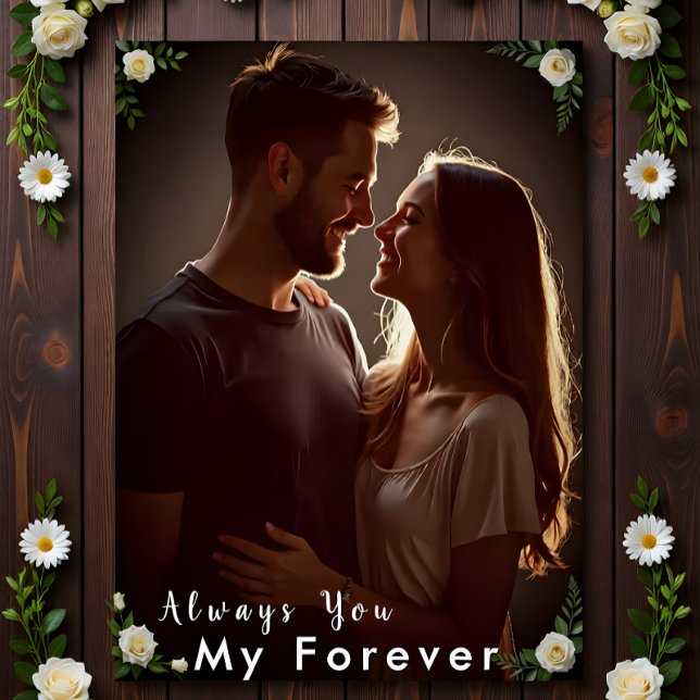✅Personalised Couple Photo |Custom Engagement Gift Poster (Creator Uploaded)