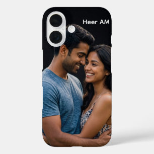 Personalised Couple Photo & Name Case