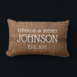 Personalised Couple Throw Pillow<br><div class="desc">Cute personalised pillow. Great for anniversary,  wedding or just because.</div>