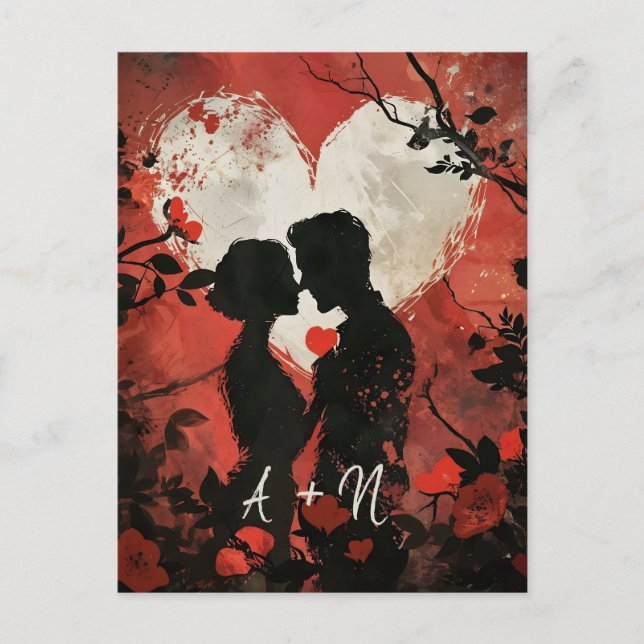 Personalised Couple Valentine's Day Postcard (Front)