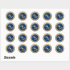 Personalised Couples Monogram Gold Seal
