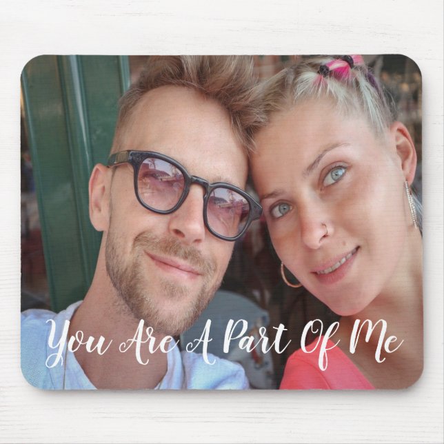 Personalised Couples Mouse Pad (Front)