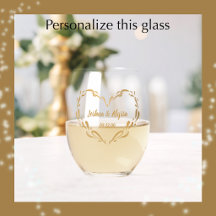 Personalised Couple's Names Elegant Keepsake Gift