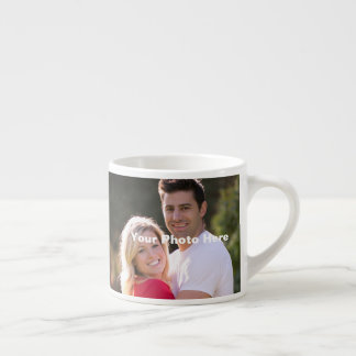Personalised Couples Photo Espresso Mug