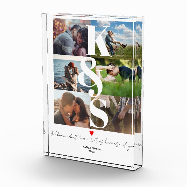 Personalised Couples Photo LOVE Gift (Right)