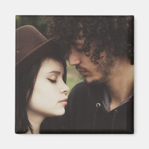Personalised Couples Photo Magnet Romantic Gift