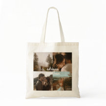Personalised Couples' Photo Tote Bag 