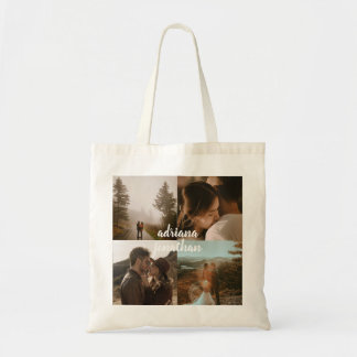 Personalised Couples' Photo Tote Bag 