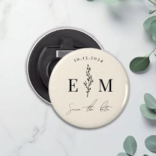 Personalised Couples Shower Wedding save the date Bottle Opener