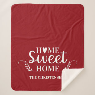 Personalised Couples Wedding Sherpa Blanket