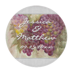 Personalised Couples Wine Themed Charcuterie  Cutting Board