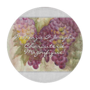 Personalised Couples Wine Themed Charcuterie  Cutting Board