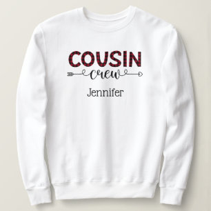 Personalised Cousin Crew Family Matching Sweatshirt