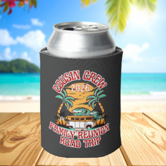 Personalised cousin crew family reunion  can cooler