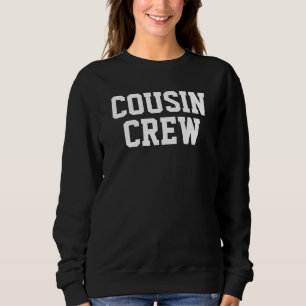 Personalised Cousin Crew Matching Family Sweatshirt