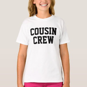 Personalised Cousin Crew Matching Family T-Shirt