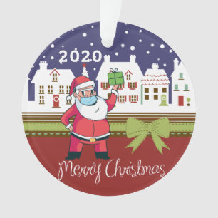 Personalised COVID Christmas Tree Funny Customised Ornament