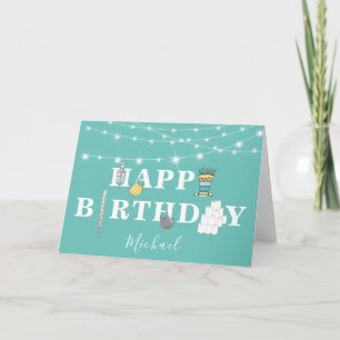 Personalised Covid Theme Unisex Birthday Card