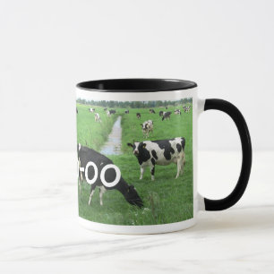 Personalised Cow Gift: Milk Mug with Cows
