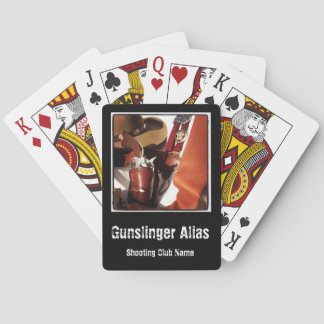 Personalised Cowboy Action Fast Draw Card Deck