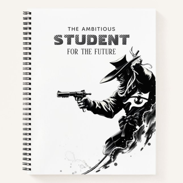 personalised cowboy notebook (Front)