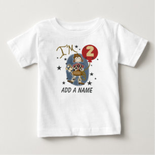 Personalised Cowgirl 2nd Birthday T-shirt