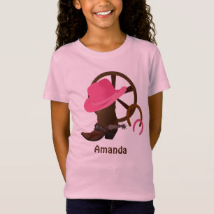 Personalised Cowgirl T-shirt
