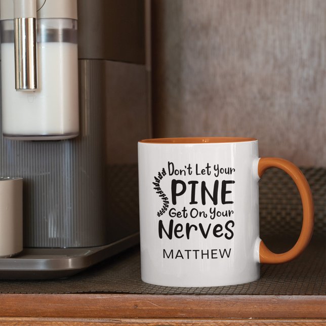 Personalised Coworker Chiropractor Don't Let Spine Mug (Creator Uploaded)