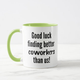 Personalised Coworker Farewell Gift - Good Luck Mug