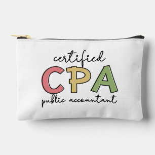 Personalised CPA Certified Public Accountant Gifts Accessory Pouch